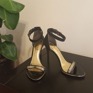 *CLEARANCE* Guess Gold Strap Stiletto